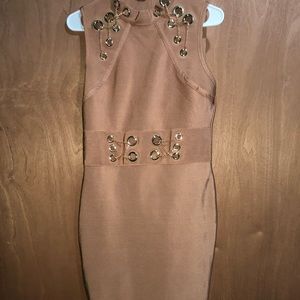 Knee length bandage dress